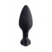 Анальная втулка LOVENSE Hush (L), силикон, черная, 12,1 см