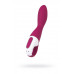 Вибратор с подогревом Satisfyer Heated Thrill Connect App, бордовый, 20,6 см