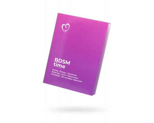Набор для ролевых игр в стиле БДСМ Eromantica «BDSM Time», два комплекта карт и контракт