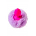 Анальная втулка с хвостом ToDo by Toyfa Sweet bunny, силикон, розовая, 13 см, Ø 2,8 см, 44 г