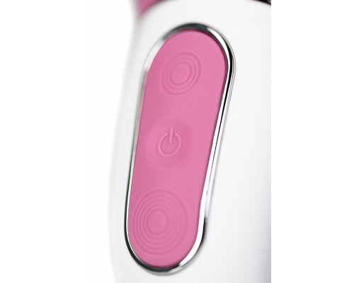 Нереалистичный вибратор Satisfyer Petting Hippo, силикон, малиновый, 22,9 см.
