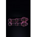 Двусторонний фаллоимитатор Sexus Glass, стекло, розовый, 17 см