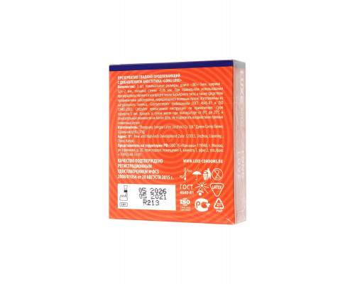 Презервативы Luxe, royal, long love, 18 см, 5,2 см, 3 шт.