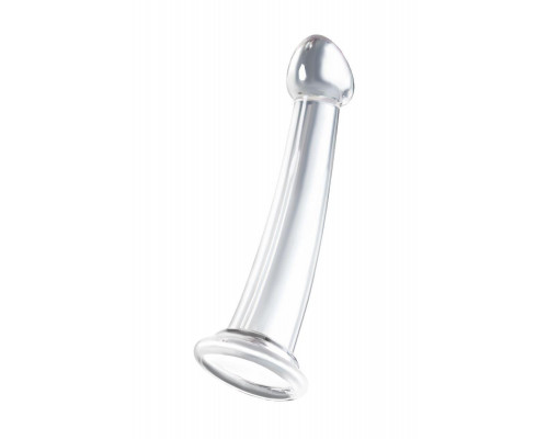Нереалистичный фаллоимитатор TOYFA Basic Jelly Dildo S, TPE, прозрачный, 15,5 см