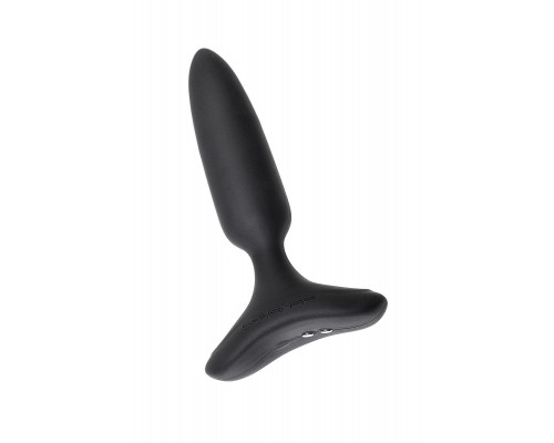 Анальная втулка LOVENSE Hush 2 (XS), силикон, черная, 12,1 см, Ø 2,5 см