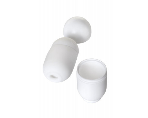 Мастурбатор нереалистичный MensMax CAPSULE 06 Sakura, TPE, белый, 8 см