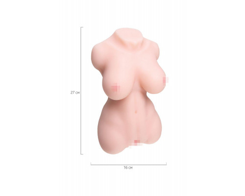 Мастурбатор реалистичный Juicy Pussy by TOYFA, Heart stealer, TPE, телесный