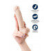 Фаллоимитатор RealStick Silicone Charlie H, сайлекспан, телесный, 18 см