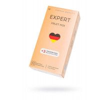 Презервативы EXPERT Fruit Mix Germany 12шт +(3 бесплатно)., фруктовые ароматизированные