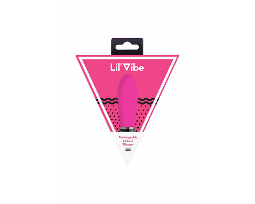 Нереалистичный вибратор Lil'Vibe, силикон, розовый, 10 см
