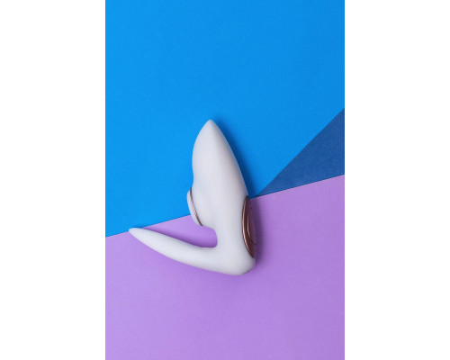 Стимулятор для пар Satisfyer Pro 4 Couples, вакуум-волновой бесконтактный, силикон, белый, 19,5 см.