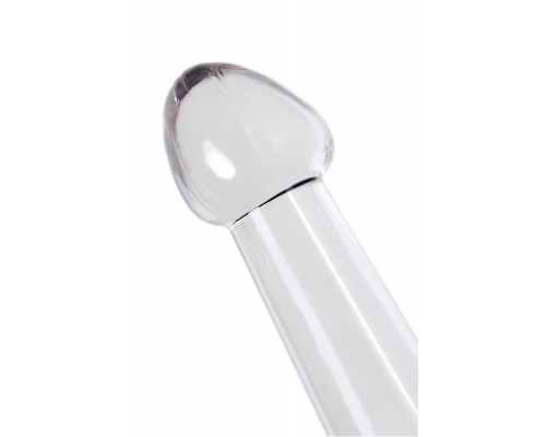 Нереалистичный фаллоимитатор TOYFA Basic Jelly Dildo S, TPE, прозрачный, 15,5 см