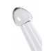 Нереалистичный фаллоимитатор TOYFA Basic Jelly Dildo S, TPE, прозрачный, 15,5 см