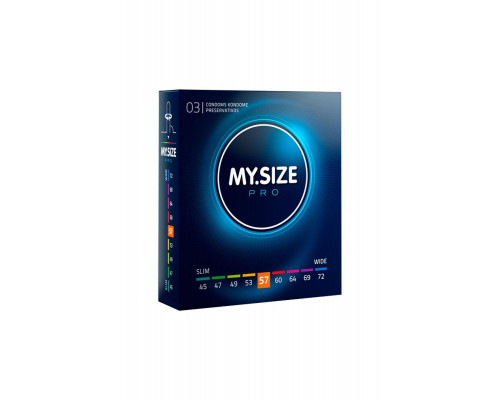Презервативы My.Size, латекс, 17,8 см, 5,7 см, 3 шт.