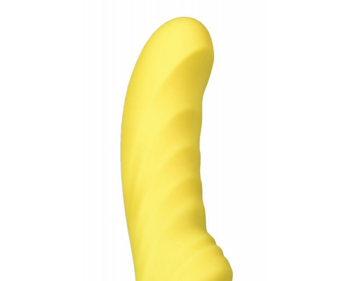 Нереалистичный вибратор Satisfyer Vibes Yummy Sunshine, силикон, желтый, 22,5 см.