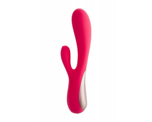 Нереалистичный вибратор Satisfyer Mono Flex Connect App, силикон, красный, 20,4 см.