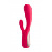 Нереалистичный вибратор Satisfyer Mono Flex Connect App, силикон, красный, 20,4 см.