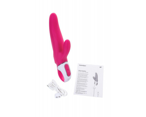 Нереалистичный вибратор Satisfyer Vibes Mr. Rabbit, силикон, красный, 22,1 см.