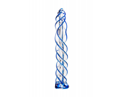 Нереалистичный фаллоимитатор Sexus Glass, стекло, прозрачный, 18,5 см