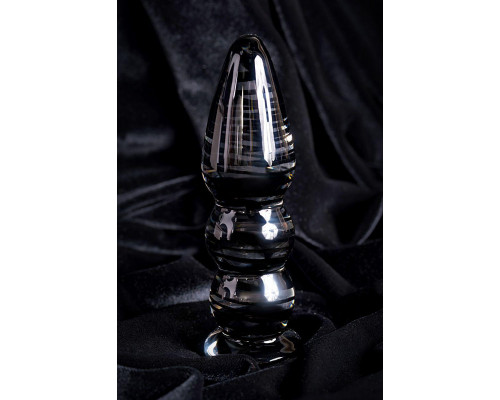 Анальная втулка Sexus Glass, стекло, прозрачный, 13 см, Ø 3,5 см