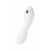 Вакуумный стимулятор клитора с вибрацией Satisfyer Curvy Trinity 5 Connect App, белый, 16,5 см