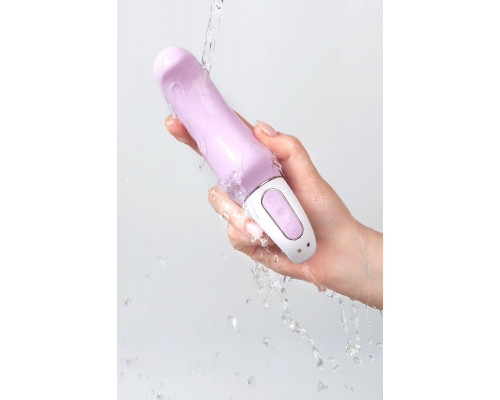 Нереалистичный вибратор Satisfyer Vibes Charming Smile, силикон, фиолетовый, 18,7 см.