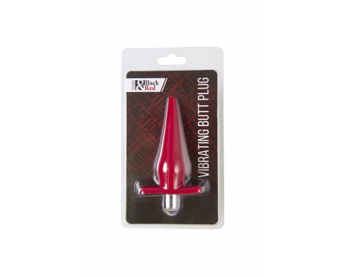 Анальная втулка Black&Red by TOYFA, TPE, красный, 12,7 см, Ø 3 см