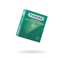 Презервативы Torex, увеличенного размера, латекс, 20 см, 5,6 см, 3 шт.