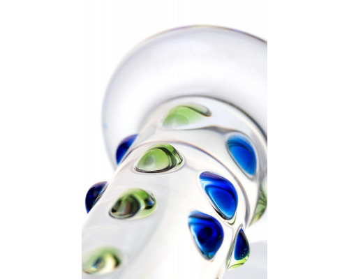Нереалистичный фаллоимитатор Sexus Glass, стекло, прозрачный, 18 см