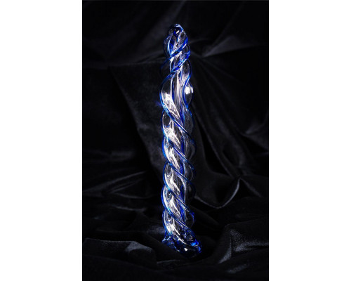 Нереалистичный фаллоимитатор Sexus Glass, стекло, прозрачный, 18,5 см