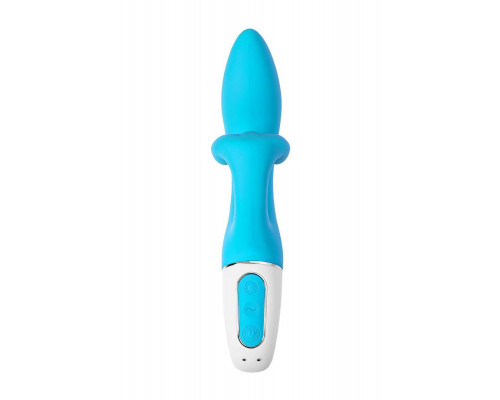 Нереалистичный вибратор Satisfyer Embrace me, силикон, бирюзовый, 22,5 см