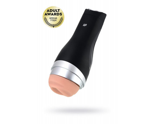 Мастурбатор нереалистичный Satisfyer Men Classic, TPE, серебристый, 25,4 см.