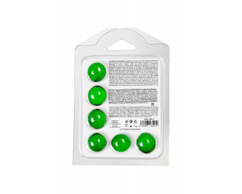 Массажное масло SECRET PLAY BRAZILIAN BALLS, с эффектом вибрации, 6 х 4 гр