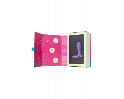 Анальный вибратор Satisfyer Intensity Plug Connect App, силикон, фиолетовый, 9 см
