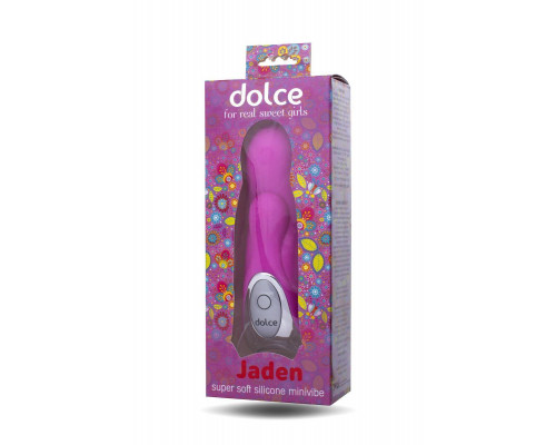 Вибратор TOYFA Dolce Jaden, силикон, розовый, 12,5см