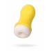 Мастурбатор A-Toys by TOYFA Dion, анус, TPE, желтый, 14 см