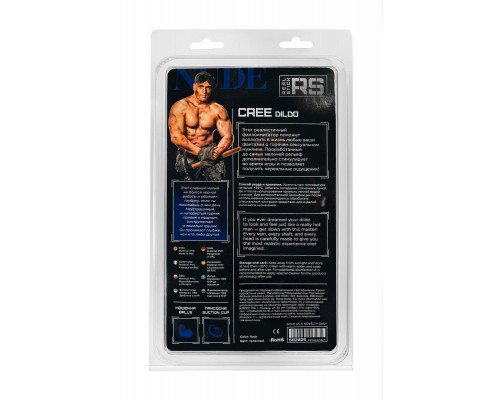 Реалистичный фаллоимитатор RealStick Nude Cree, PVC, телесный, 20 см