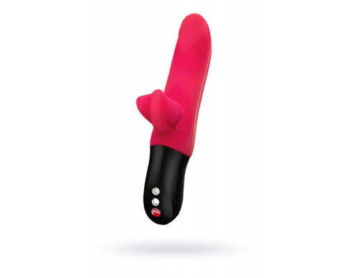 Пульсатор Fun Factory BI STRONIC FUSION, силикон, красный, 22 см