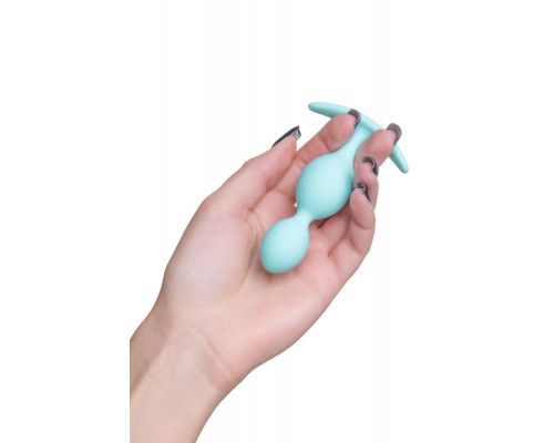 Анальная втулка ToDo by Toyfa Roll, силикон, мятная, 9,2 см, Ø 2,7 см