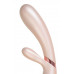 Вибратор Satisfyer Hot Lover Connect App с клиторальным стимулятором, золотистый, 20,4 см