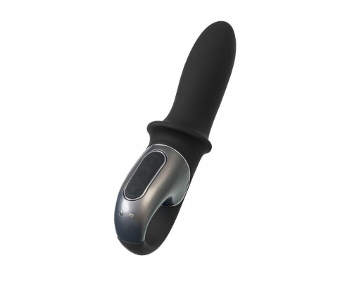 Анальный вибратор с нагревом Satisfyer Hot Passion Connect App, силикон, черный, 18 см