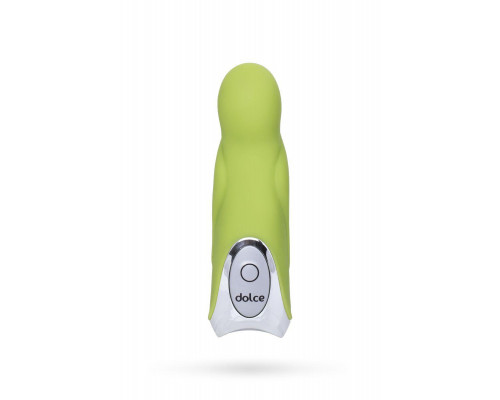Вибратор TOYFA Dolce Jaxon, силикон, зеленый, 12,5см