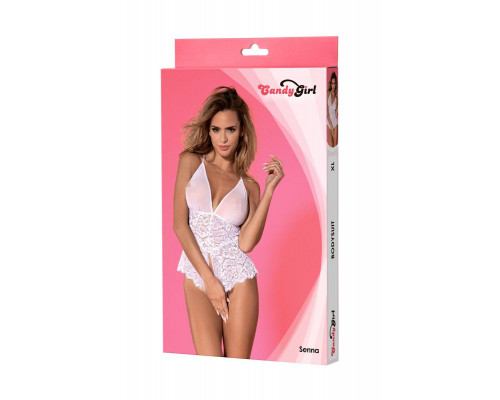 Боди Candy Girl Senna, белое, XL