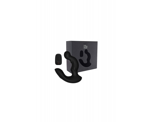 Стимулятор простаты Levett Nero, силикон, черный, 12 см