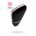 Вакуум-волновой стимулятор с вибрацией Satisfyer Love Triangle Connect App, силикон, черный, 8,8см