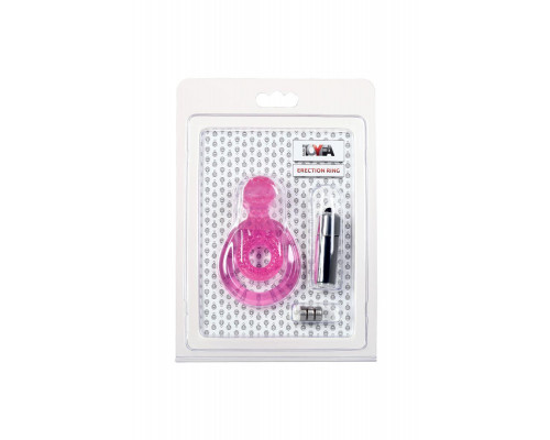 Вибронасадка TOYFA Basic, TPE, розовый, 6 см