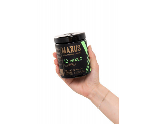 Презервативы Maxus Mixed, набор, латекс, 12 шт.