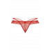 Стринги открытые с оборками SoftLine Collection, красный, S/M
