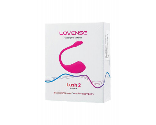 Виброяйцо LOVENSE Lush 2, силикон, розовый, 18 см