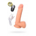 Вибратор с пультом ДУ RealStick Elite Vibro, TPR, телесный, 10 режимов вибрации, 20 см